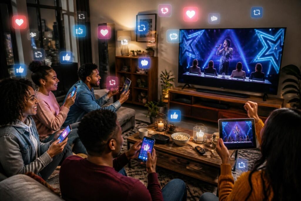 découvrez comment les fans utilisent les télé-crochets et les réseaux sociaux pour soutenir et faire gagner leur candidat préféré.