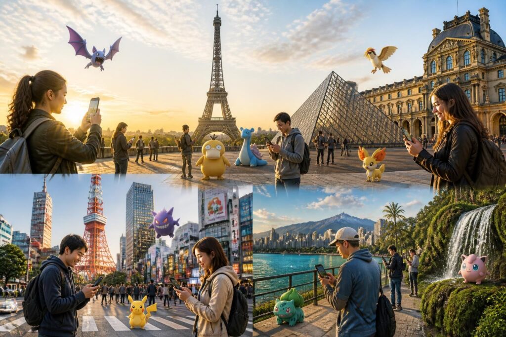 découvrez les meilleurs spots pokémon go à paris, tokyo et autour du monde pour capturer des pokémon rares et profiter pleinement de votre aventure.