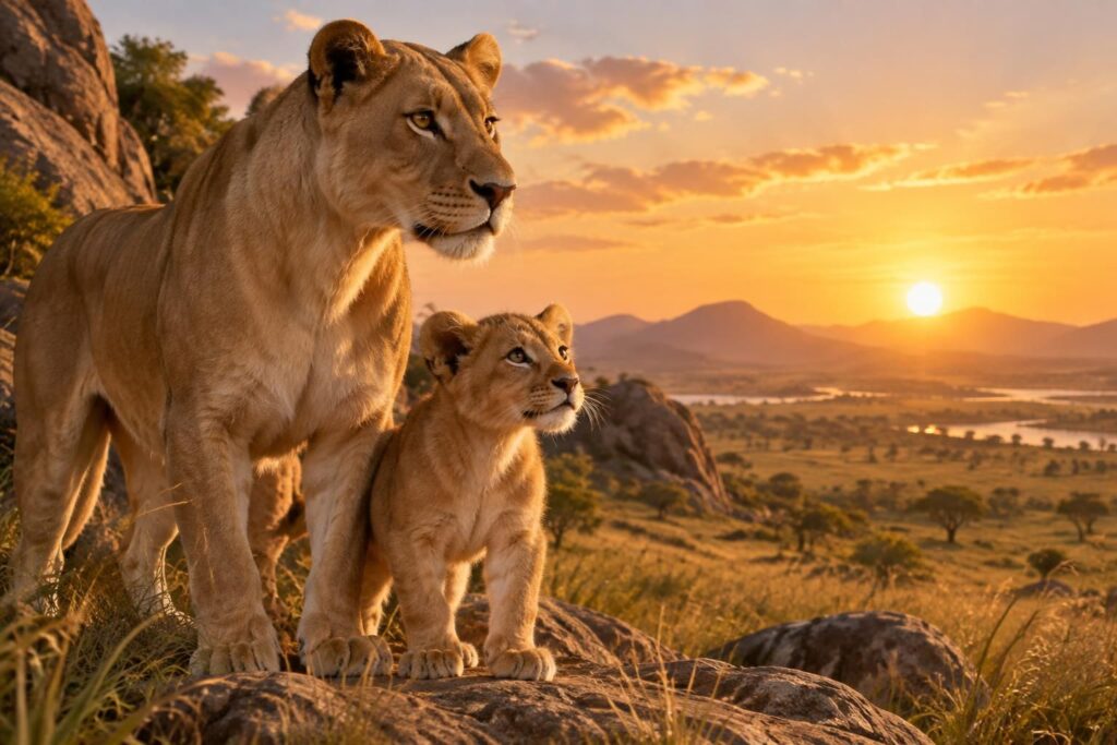 découvrez le nom de la lionne et de la petite lionne dans le roi lion : nala et sa fille kiara, ainsi que leur rôle dans la saga disney.