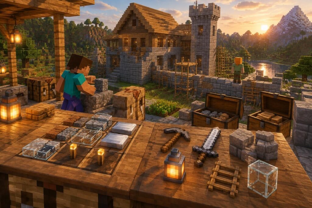 découvrez les astuces et recettes de fabrication dans minecraft pour créer des constructions originales et réussir vos projets, étape par étape.