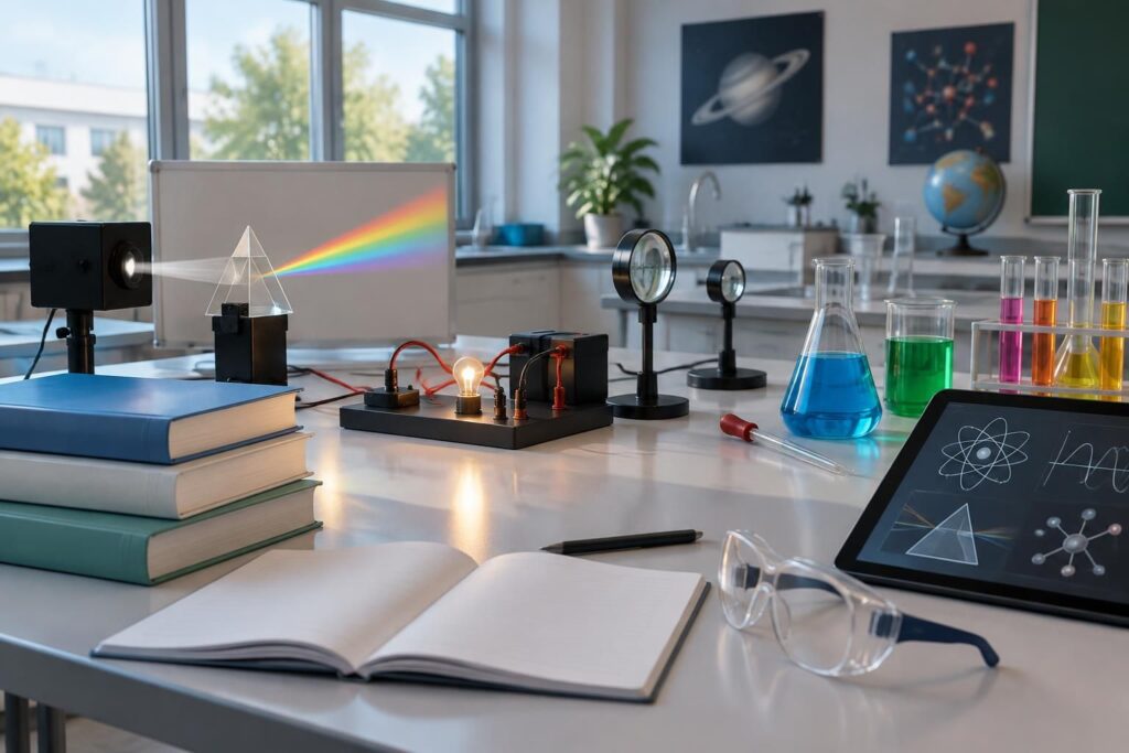 découvrez des ressources pédagogiques et des programmes de physique-chimie intégrée pour accompagner les élèves et enseignants du lycée.