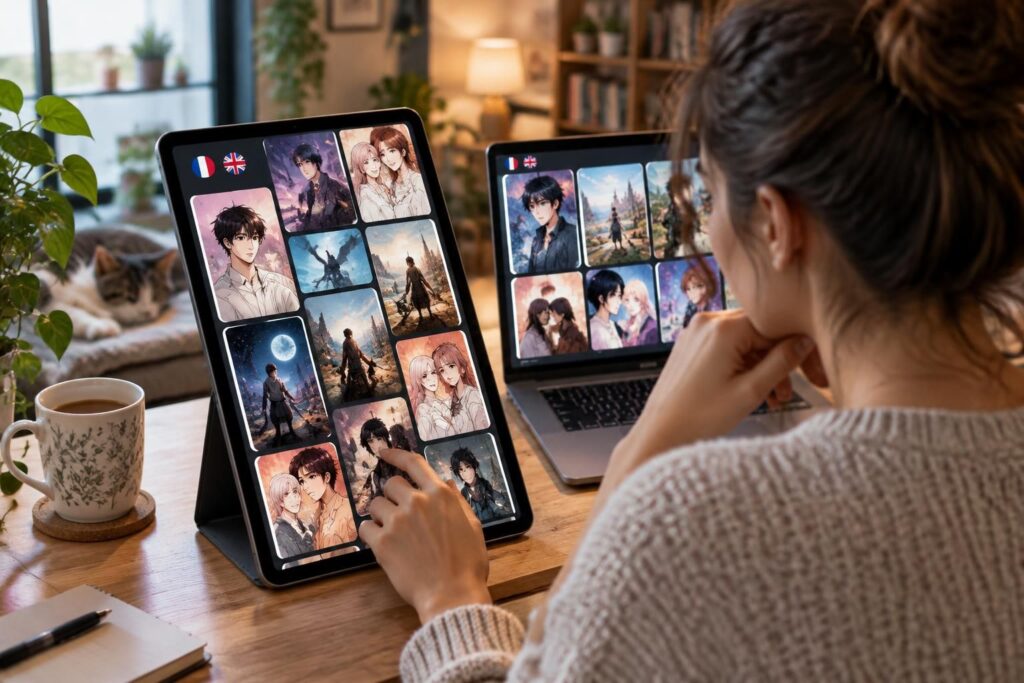Toomics : découvrir la plateforme de webtoons en français et anglais